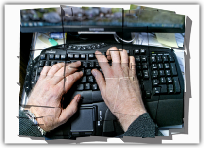 Formulieren Das Bild besteht aus neun Einzelbildern und zeigt zwei Hände, die auf einer Tastatur tippen und den unteren Rand eines Bildschirms. Beim Mouse-over erscheint die Kurzbeschreibung: Formulieren - Überführen Sie Ihre Konzepte in zielgruppenorientierte Kommunikationsmaßnahmen und einen konkreten Kommunikationsplan mit Publikationen, Meetings und Events. Stellen Sie eine effektive Kommunikation sicher.<br />©memephoto