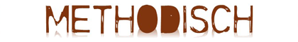 Schriftzug Methodisch