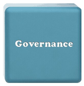 Kleiner 3D-Würfel beschriftet mit Governance.<br />©Jezper