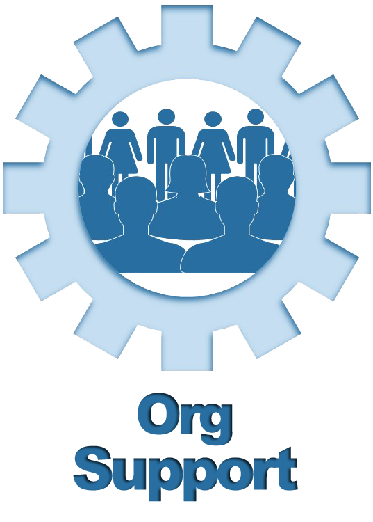 Initiativenm sind symbolisiert mit vielen symbolisierten menschlichen Oberkörpern in einem Zahnrad.<br />©memephoto